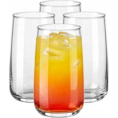 Drink Sklenice Na y Vodu Nápoje VYSOKÉ 4x POLSKÉ SKLO Glasset 520 ml