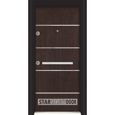 Starsteeldoor Блиндирана врата Outdoor - LP Инокс Венге (цена без монтаж)