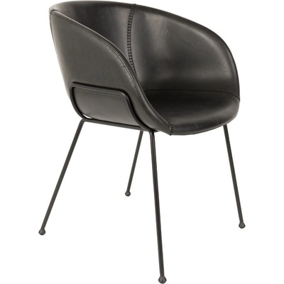 Zuiver Feston Černá koženková