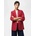 PIECES Сако Pieces Boss 3/4 blazer - Red (Garnet)