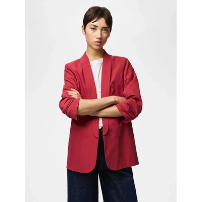PIECES Сако Pieces Boss 3/4 blazer - Red (Garnet)