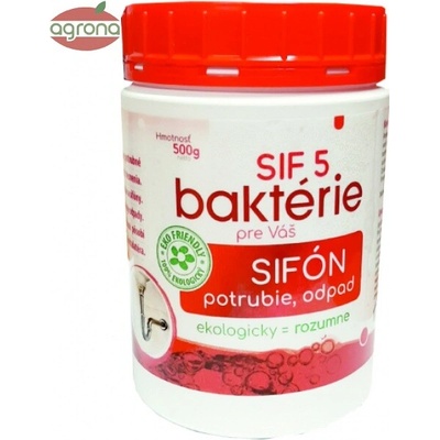 SIF 5 baktérie pre Váš sifón, potrubie, odpad 500 g