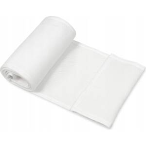 BabyMatex Обиколник за легло Baby Matex - Bump Air Muslin, 180 x 30 cm, бял (5902675071345) - ozone