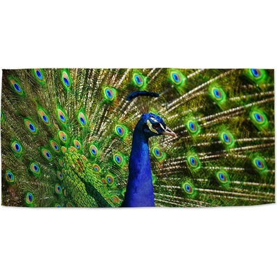 Sablio Ručník s potiskem Páv 50 x 100 cm