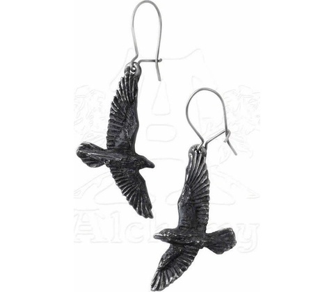 Alchemy Gothic Black Raven E333