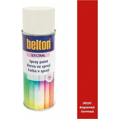Belton Spray 400 ml RAL 3020 červená dopravná