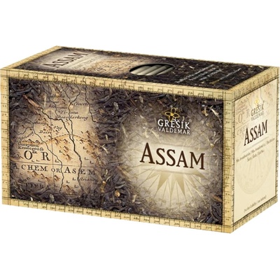 GREŠÍK Čierny čaj Assam porciovaný 40 g
