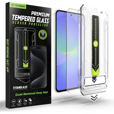 Techsuit Стъклен протектор за Samsung Galaxy A36 5G / A37 5G - TitanGlass CrystalHD - Techsuit - Прозрачен