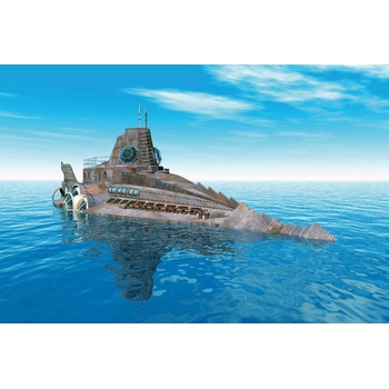 DIMEX ART s. r. o Флизелинов фототапет подводница 375 x 250 см