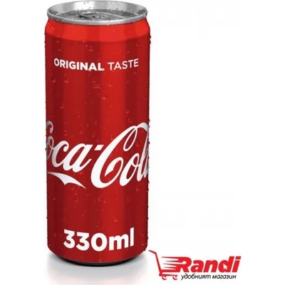 Coca-Cola Газирана напитка Coca-Cola 330мл. кен