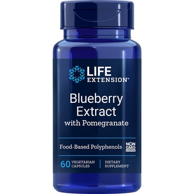 Life Extension Екстракт от синя боровинка и нар 60 капсули | Life Extension (01438 LE)