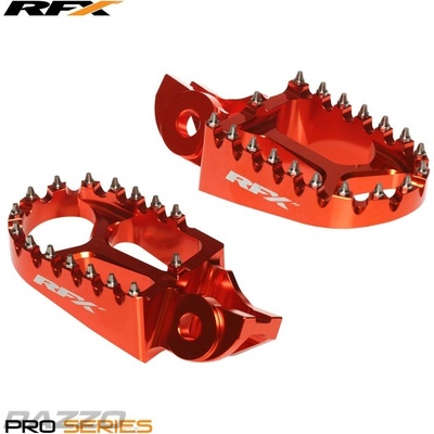 Duralové stupačky RFX Pro Series Footpegs KTM SX SXF 16-22 EXC 17-23 Orange | Zboží Auto