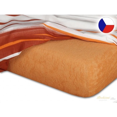 Dadka Froté prostěradlo karamel 60x190x10