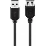Goobay Cable USB Techly USB-A - USB-A 0.3 m Black (686221)
