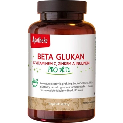 APOTHEKE Betaglukán pre deti 120 tvrdých kapsúl