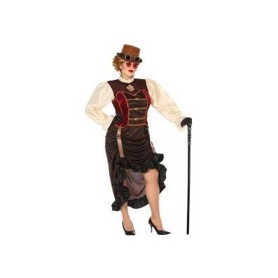 BigBuy Carnival Маскировъчен костюм за възрастни Steampunk Кафяв (1 Части) Размер XL