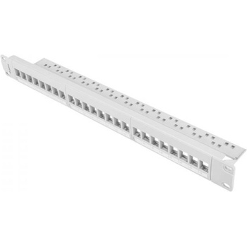 Lanberg patch panel blank 24 port 1U for keystone modules gray (PPKS-1024-S)