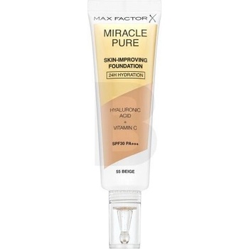 Max Factor Miracle Pure Skin dlouhotrvající make-up SPF30 55 Beige 30 ml