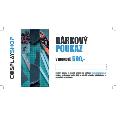 Dárkový poukaz Varianta: 500