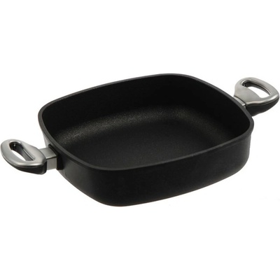 Harecker Excelent Hranatý titanový kastrol 26x26 cm hluboký 7 cm