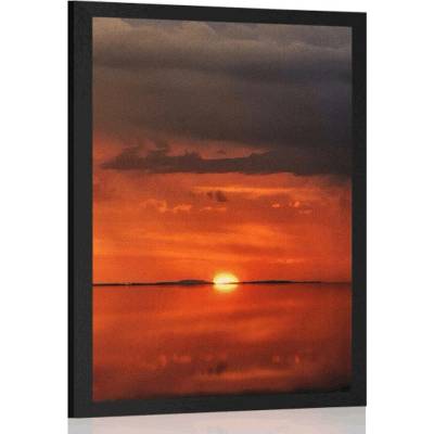 Plakát osamělá loďka - 60x90 no frame