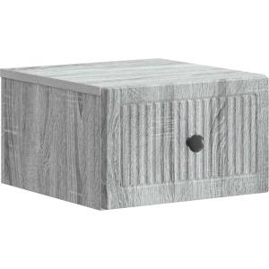 vidaXL Спален шкаф с монтаж на стена Сива сонома 33 x 34, 5 x 20 см (897927)