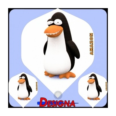 Designa Amazon 3D Life Penquin F1610