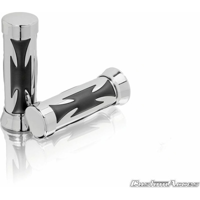 Rukojeti CUSTOMACCES CRUZ DE MALTA PO0011J Nerez d 25,4mm