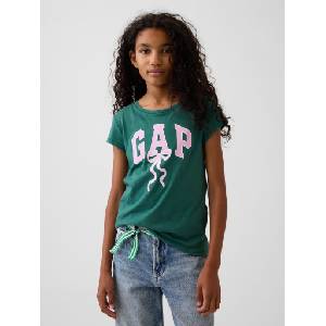 GAP Детска риза с логото на GAP GAP | Zelen | Момичешки | S