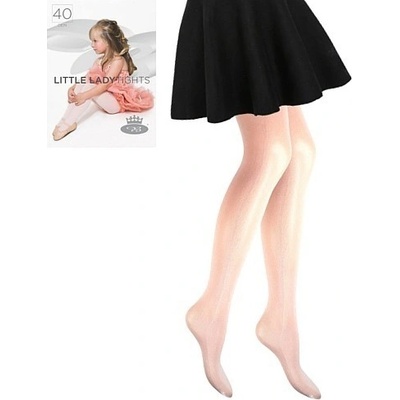 Lady b little lady tights 40 DEN punčochové kalhoty bílá