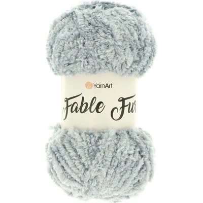 YarnArt Fable Fur 972 sivá