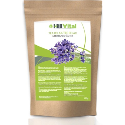 HillVital čaj Relax bylinný anti stresový čaj 150 g