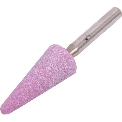Tělísko brousící kuželové zaoblené Tyrolit - 98A60O6V40 16x40x6mm R2 růžová