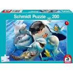 Schmidt Spiele - Puzzle Underwater Friends 200 - 200 piese