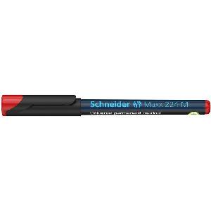 Schneider Алкохолен маркер, OHP, 1 mm, SCHNEIDER "Maxx 224 M", червен 1202 (1202)