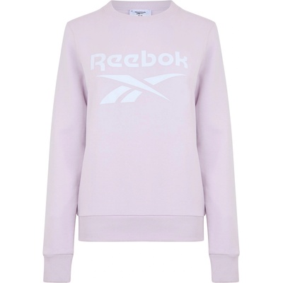 Reebok Дамска блуза Reebok Identity Logo French Terry Crew Sweatshirt Hoody Womens - Mgreyh/White/Wh