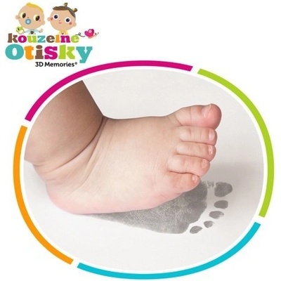 3D Memories kouzelné otisky s potiskem otisk nožičky a ručičky bez použití barev – Hledejceny.cz