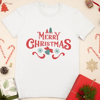 Image 1 of Детска коледна тениска Merry Christmas
