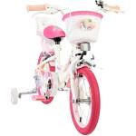 E & L Cycles Детски велосипед с помощни колела E&L cycles Volare - Unicorn, 14'', бял (61474)
