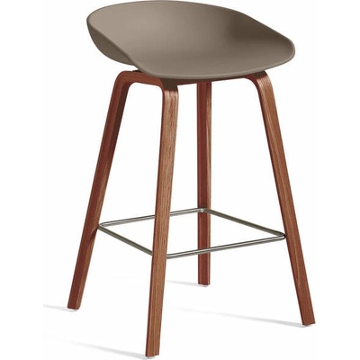 Hay AAS 32 Low lacquered walnut venee + khaki