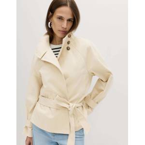 Marks & Spencer Къс тренчкот с колан и яка Marks & Spencer кремава Marks & Spencer | Bezhov | ЖЕНИ | 6