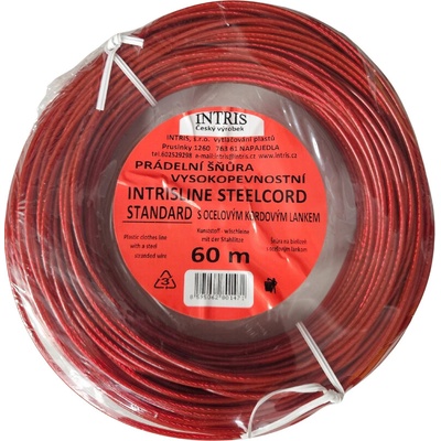 Intris Šňůra na prádlo ocelové lanko 20 m – Zboží Mobilmania