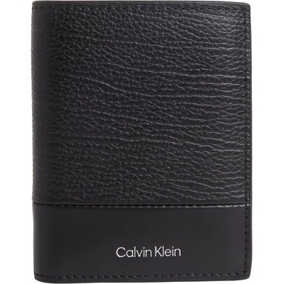 Calvin Klein Pánska kožená peňaženka Subtle Mix Bifold Leather 7CC /Čierna