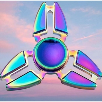 Kovový spinner duhový Crab