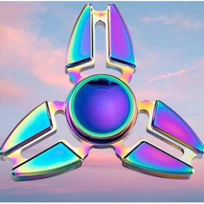 Kovový spinner duhový Crab