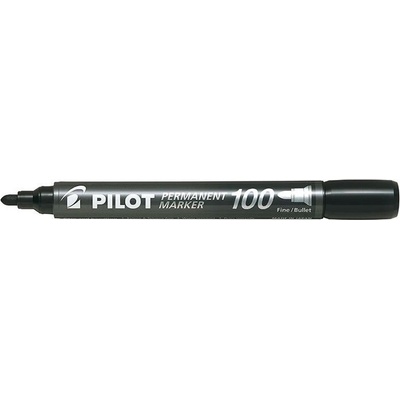PILOT 100 Popisovač permanentní BL černá