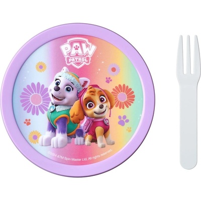 Mepal Детска кутия за храна с вилица Paw patrol girls - Mepal (107430065397)
