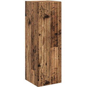 vidaXL Стенно Баня Кабинет Старо дърво 33 x 34, 5 x 60 см (890670)