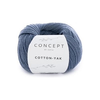 COTTON-YAK Katia Farby COTTON-YAK: 116 džínsová