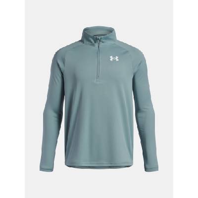 Момчешка тениска Under Armour UA Tech 2.0 1/2 Zip-GRN Under Armour | Zelen | Момчешки | 146